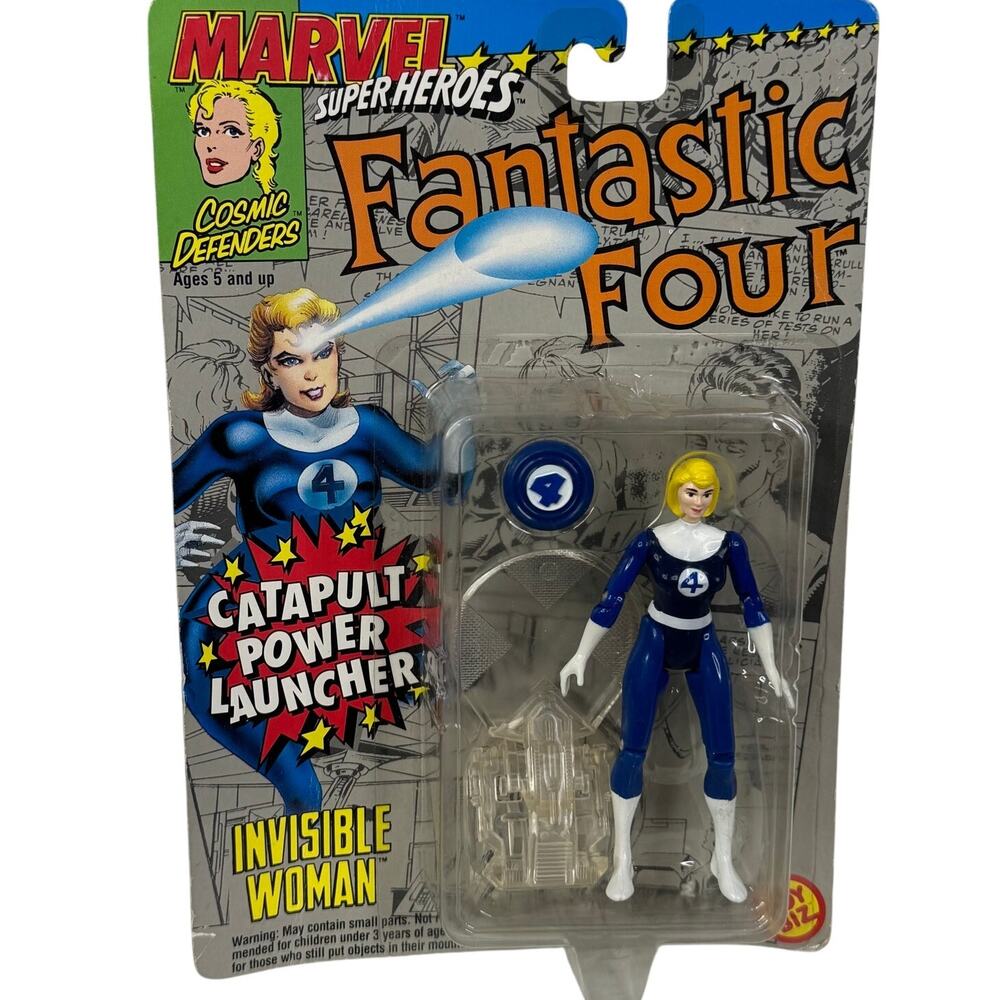 Marvel Super Heroes Cosmic Defenders Invisible Woman Figure 1994